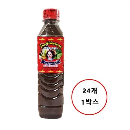 태국 매블람 발효 피쉬소스 레드 400ml x 24개 한박스 메블람 멸치소스 젓갈 동남아요리 소스 MAEBOONLAM