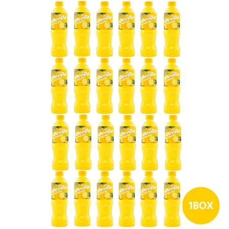 태국음료 디도 파인애플 주스 450ml x 24개 1박스 Deedo Pineapple Juice