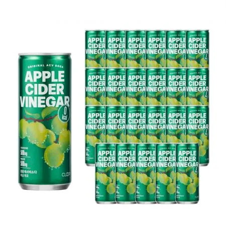 클룹 애사비소다 매실 제로 탄산음료 250ml, 24개입, 1박스