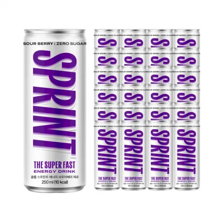 클룹 스프린트 에너지드링크 사우어베리 250ml, 24개입, 1박스