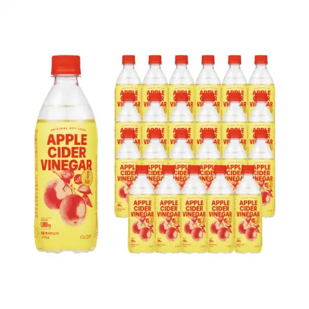 클룹 애사비소다 오리지널 제로 탄산음료 500ml, 24개입, 1박스