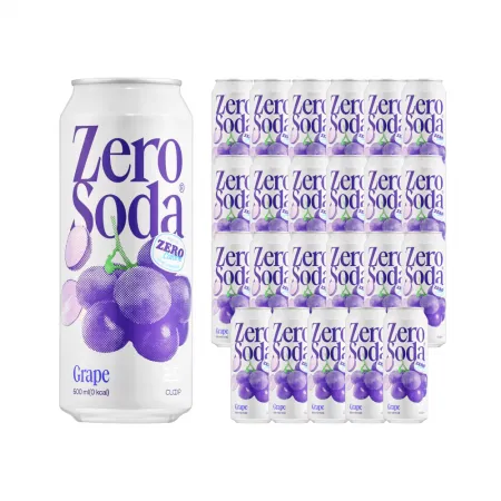 클룹 제로소다 포도 500ml, 24개입, 1박스