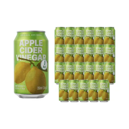 클룹 애사비소다 레몬비니거 제로 탄산음료 350ml, 24개입, 1박