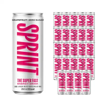 클룹 스프린트 에너지드링크 시트러스버스트 250ml, 24개입, 1박스