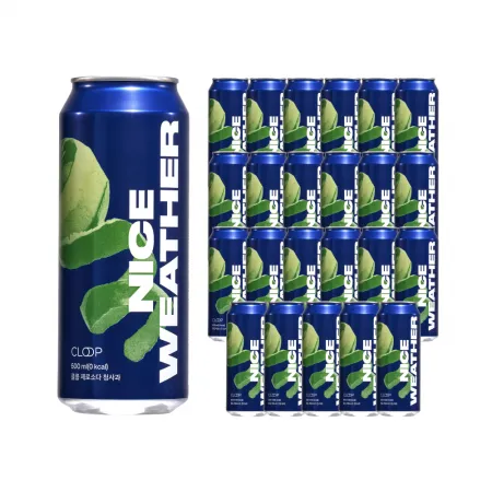 클룹 제로소다 청사과 500ml, 24개입, 1박스