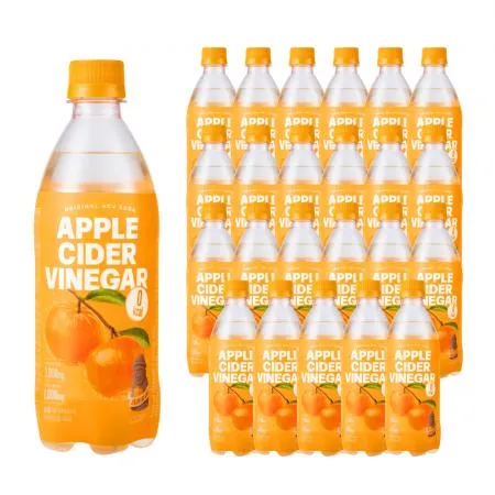 클룹 애사비소다 제주감귤 제로 탄산음료 500ml, 24개입, 1박스