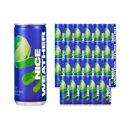 클룹 제로소다 청사과 250ml, 24개입, 1박스