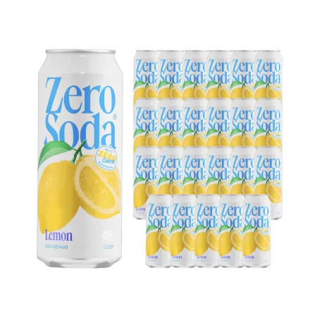 클룹 제로소다 레몬 500ml, 24개입, 1박스