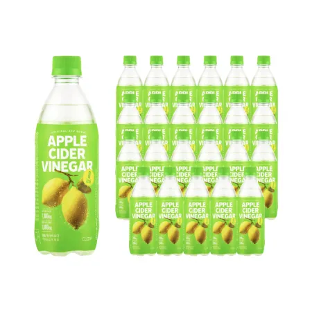 클룹 애사비소다 레몬비니거 제로 탄산음료 500ml, 24개입, 1박스
