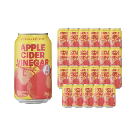 클룹 애사비소다 오리지널 제로 탄산음료 350ml, 24개입, 1박스