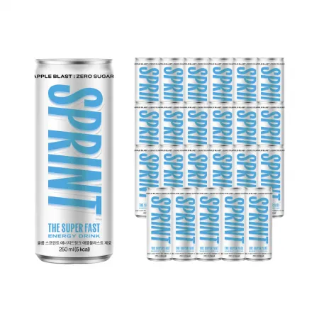 클룹 스프린트 에너지드링크 애플블라스트 250ml, 24개입, 1박스