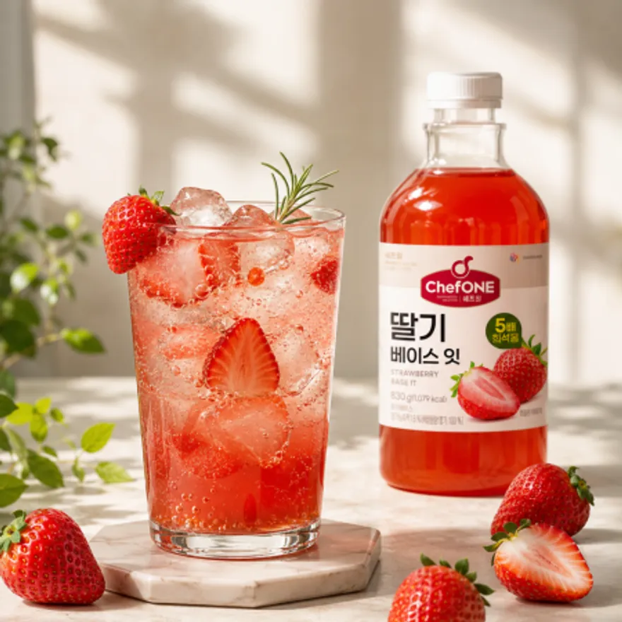 대용량 쉐프원 딸기 베이스잇 830g 이미지