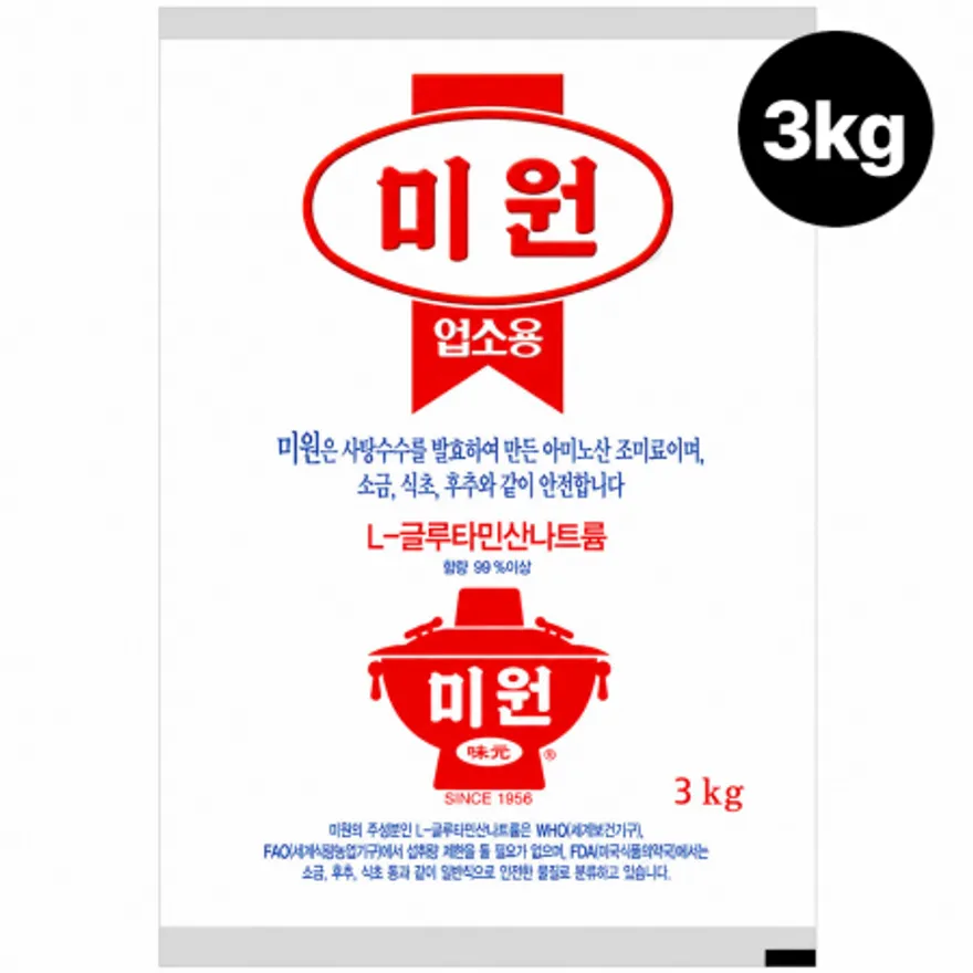대용량 미원노말 3kg 이미지