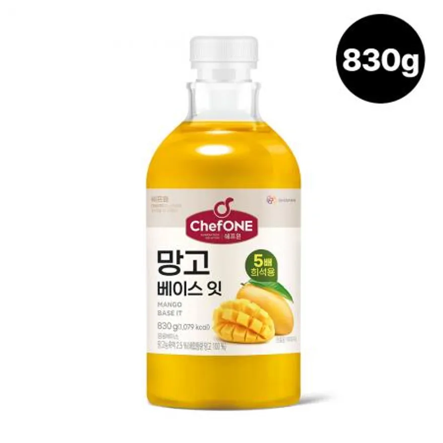 대용량 쉐프원 망고 베이스잇 830g 이미지