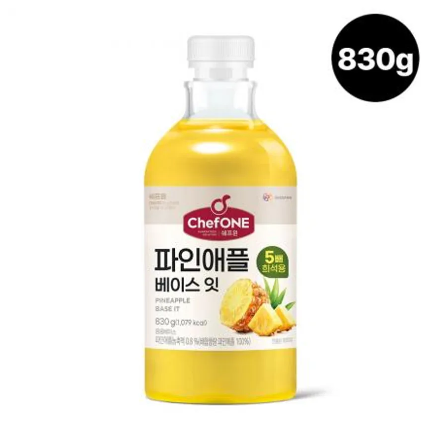 대용량 쉐프원 파인애플 베이스잇 830g 이미지