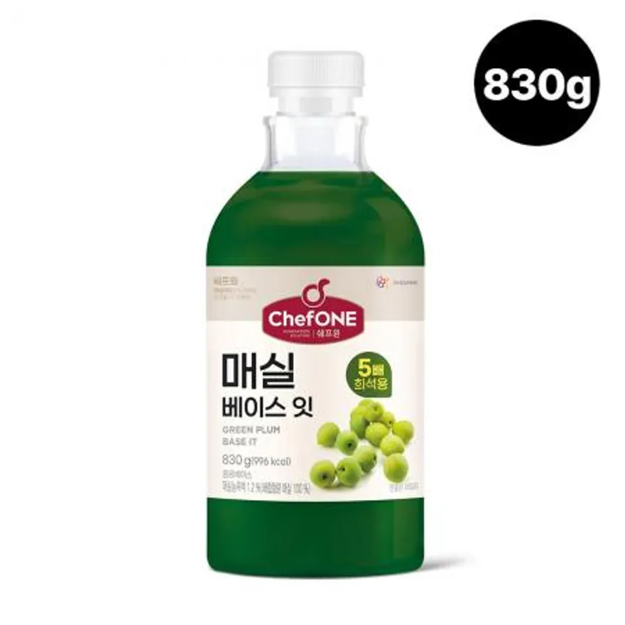 대용량 쉐프원 매실 베이스잇 830g 이미지