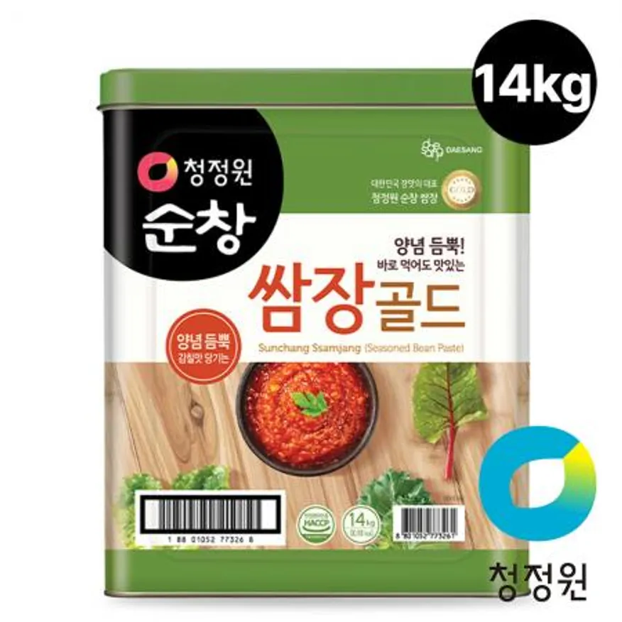 청정원 대용량 순창 쌈장 골드 14kg 이미지