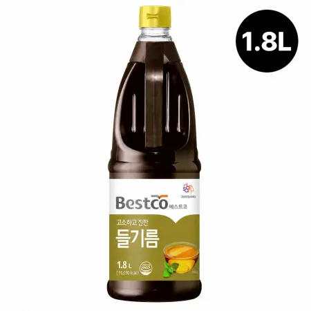 대용량 베스트코 들기름 1.8L