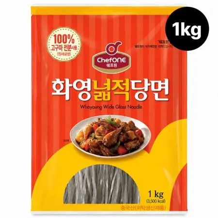 대용량 쉐프원 화영넓적당면 1kg