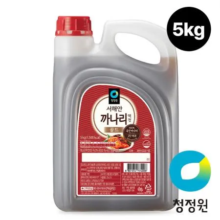 청정원 대용량 까나리액젓 골드 5kg