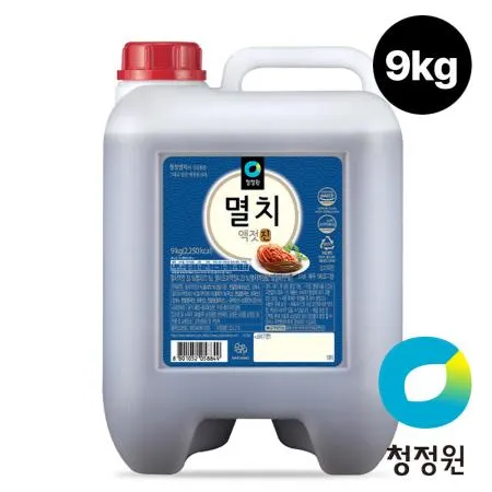 청정원 대용량 멸치액젓 진 9kg