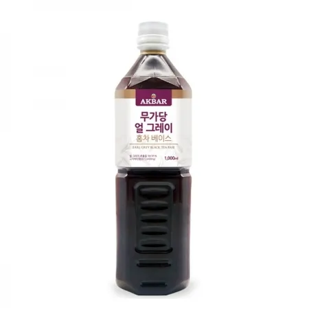 [상온/티코리아] 아크바 무가당 얼그레이 홍차 베이스 1.000ml