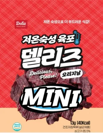 [상온/델리즈] 저온숙성육포 (쇠고기85%) 13g 13g