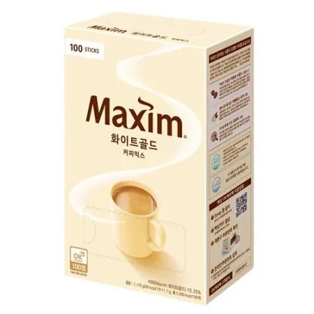 [상온/동서] 맥심화이트골드 커피믹스(100T)-7671 11.7g*100T