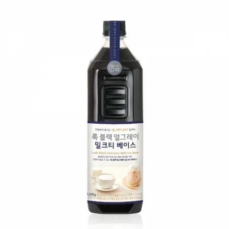 [상온/룩아워티] 룩 블랙 얼그레이 밀크티 베이스 1200ml