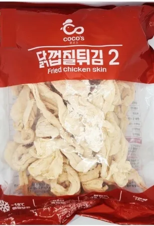 [냉동/승승] 닭껍질튀김.국내산.코코푸드  1kg