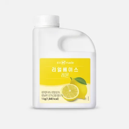 [냉장/흥국] 맘스 리얼베이스 레몬 1kg