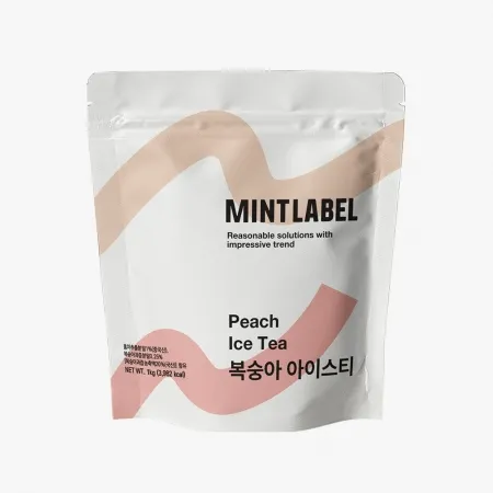 [상온/셀플러스] 민트라벨 복숭아아이스티 1kg