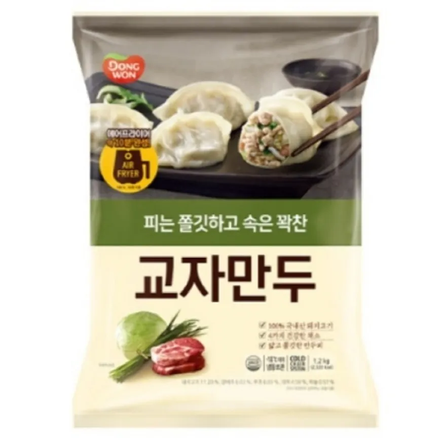 교자만두(동원/1.2kg/냉동)pak 이미지