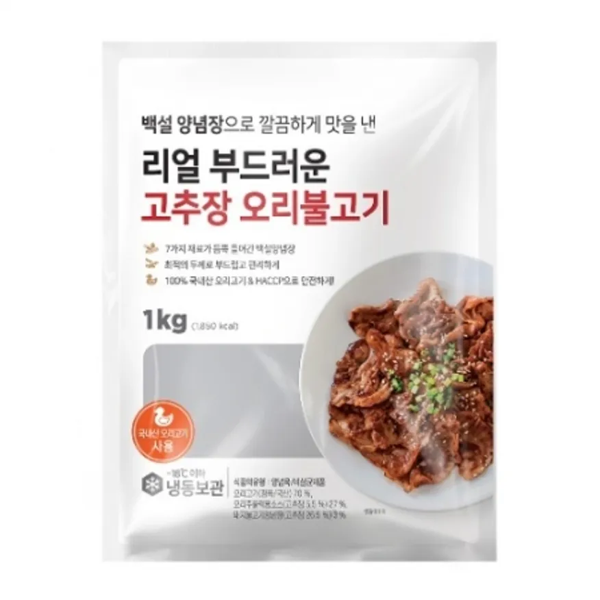 고추장오리불고기(씨제이제일제당/1kg/냉동)EA 이미지