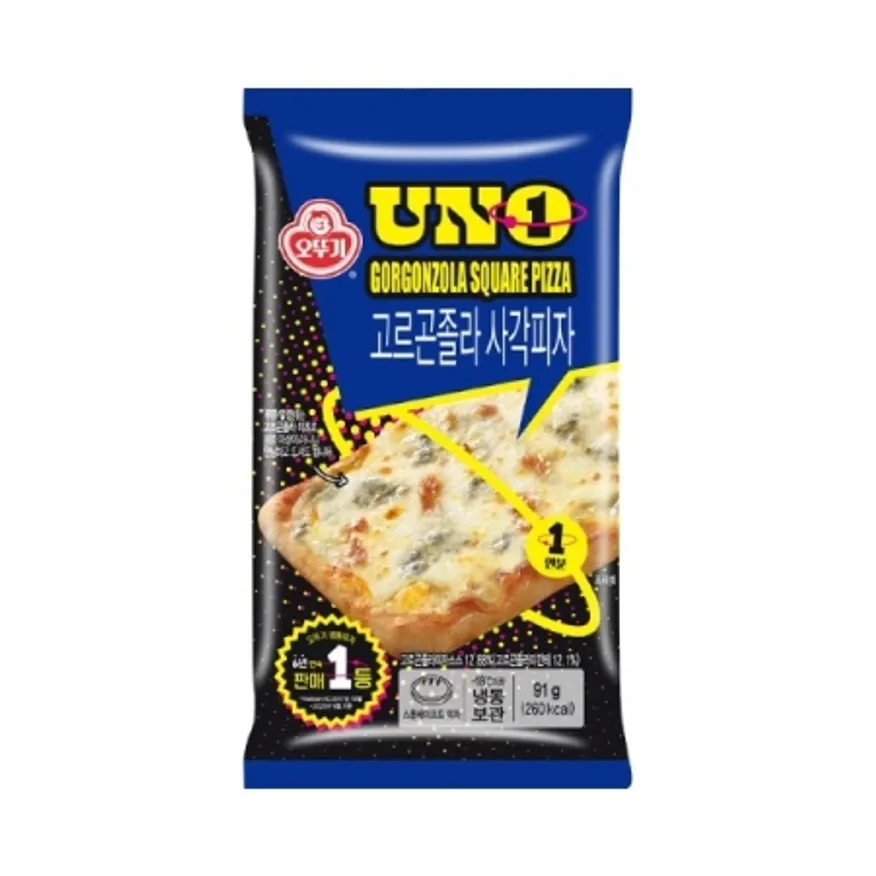 사각피자(UNO/고르곤졸라/91G*20/냉동)BOX 이미지