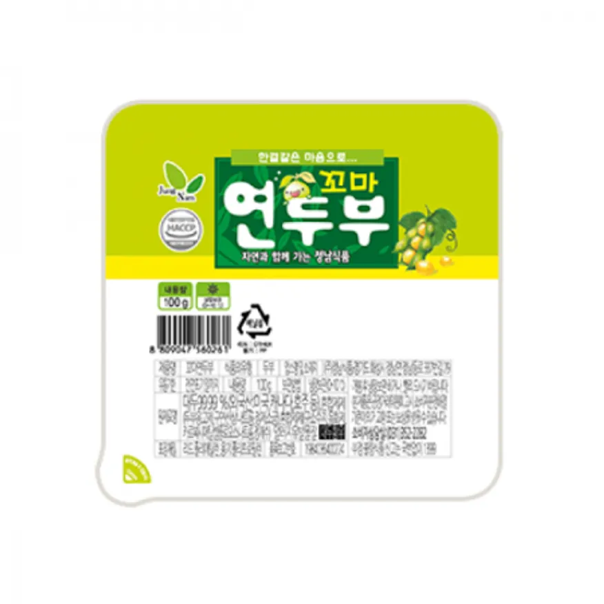 연두부(정남식품/수입콩)100g 이미지