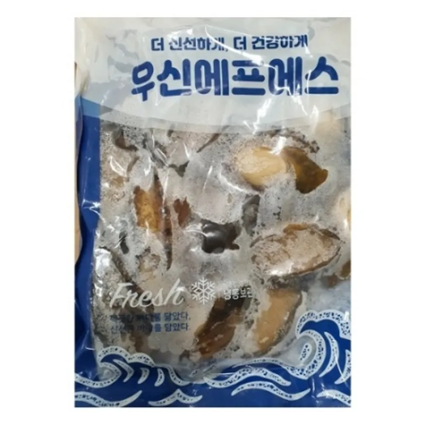 자숙전복(우신/냉동/24-28미/1kg/내장포함/국내산)pak 이미지