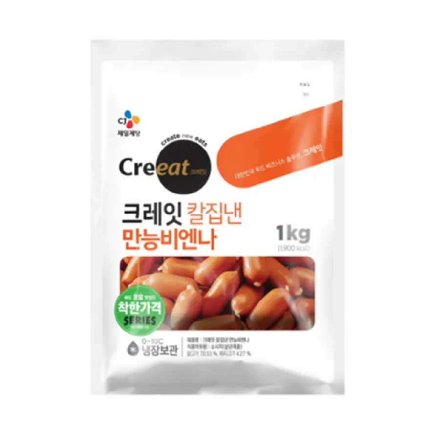 칼집만능비엔나(크레잇/씨제이/1kg/냉장)pak 이미지