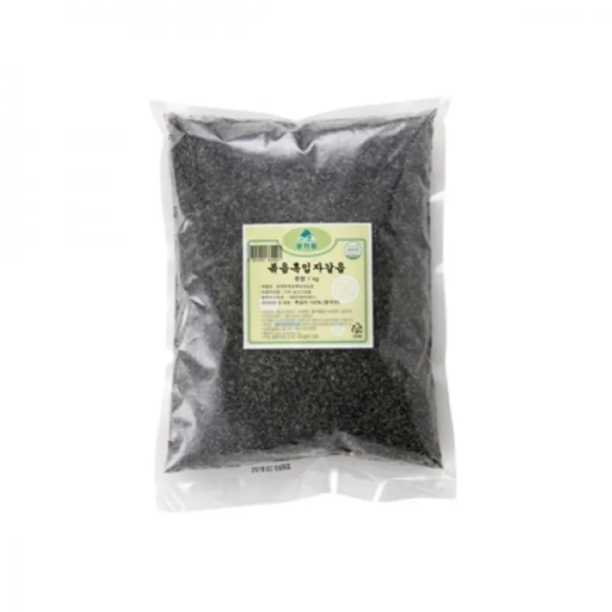 볶음흑임자갈음(청학/검은깨100%/중국산)500g 이미지