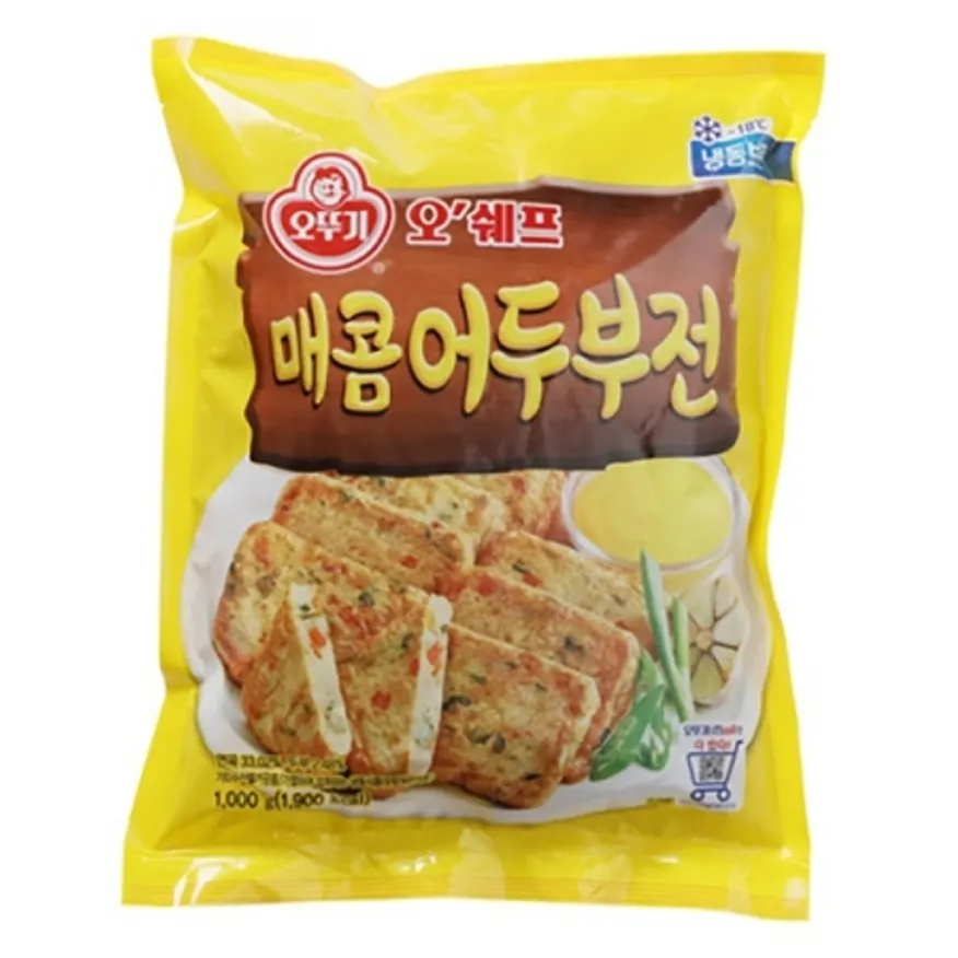 매콤어두부전(오쉐프/오뚜기/1kg/냉동)EA 이미지