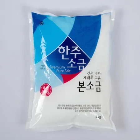한주본소금(조선소금/3kg/실온/국내)EA 이미지