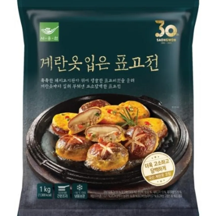 계란옷입은표고전(사옹원/1KG/냉동)EA 이미지