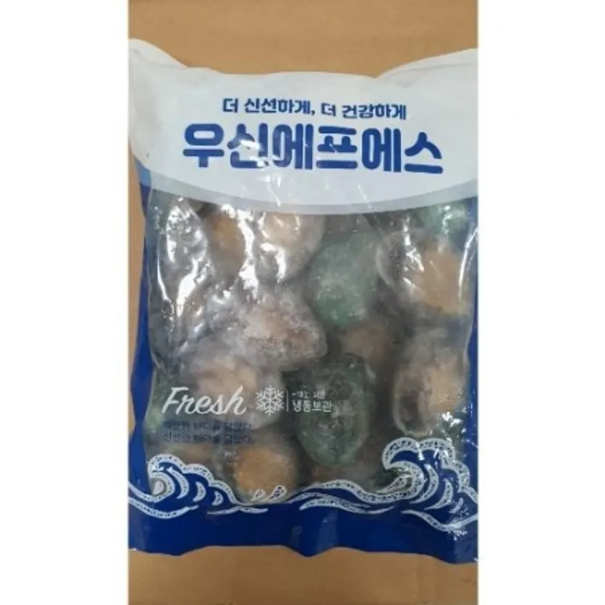 냉동전복(25-30미/냉동/국내산)1kg 이미지