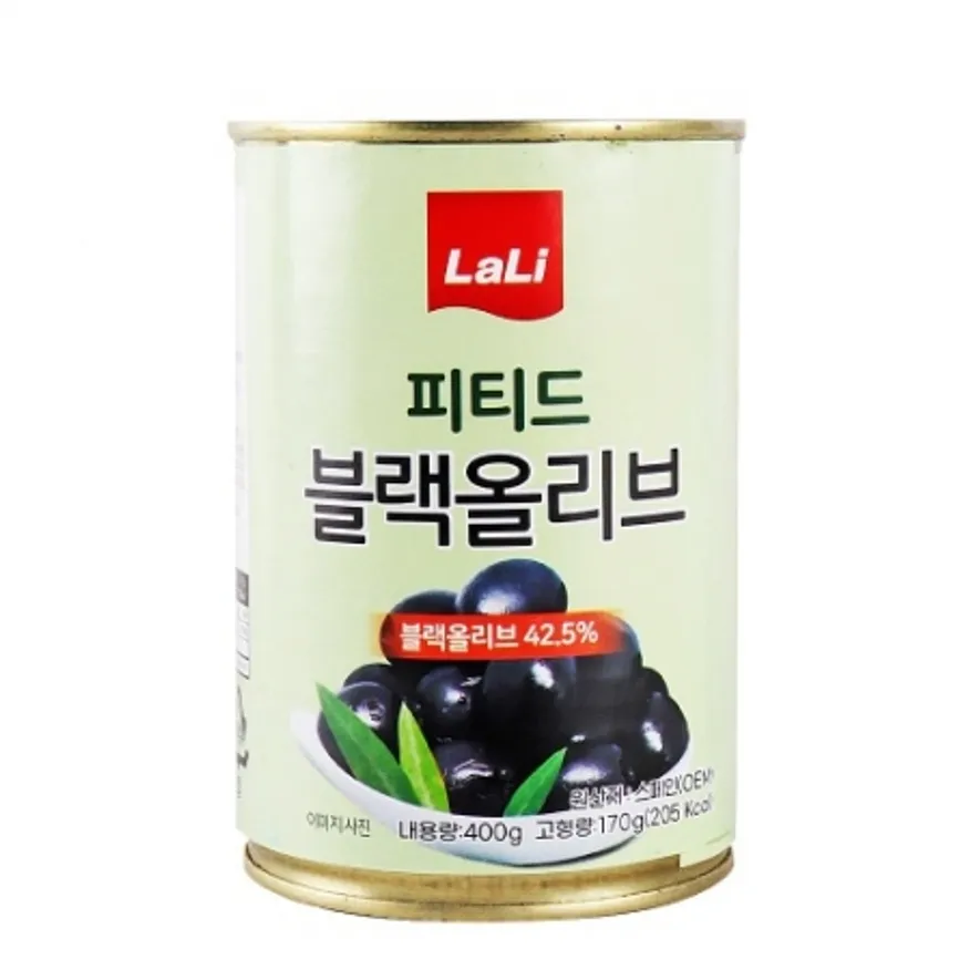 피티드 블랙올리브(라리/400g/상온/스페인)ea 이미지