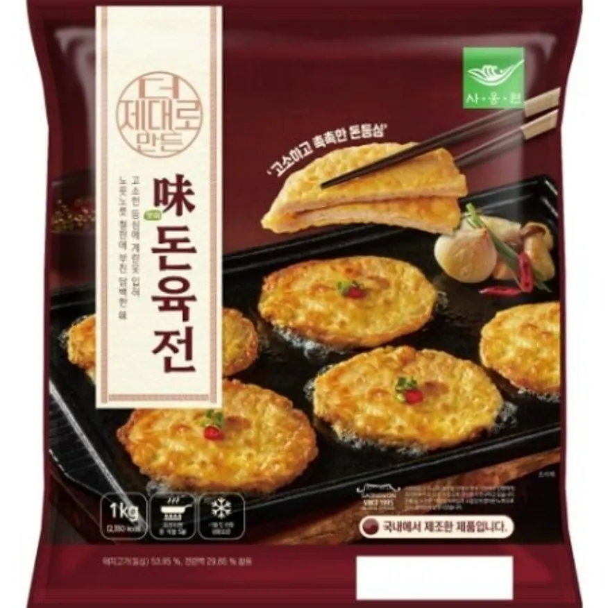 더제대로만든味돈육전(사옹원/1KG/냉동)EA 이미지
