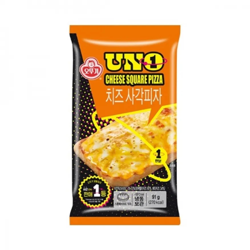 사각피자(UNO/오뚜기/치즈/91G*20/냉동)BOX 이미지