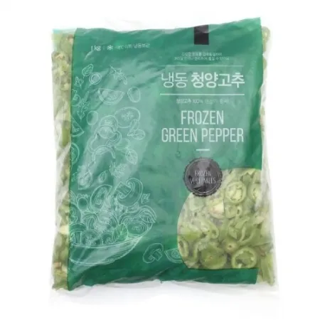 냉동청양고추(저장/글로벌/슬라이스/중국산/면세)1kg