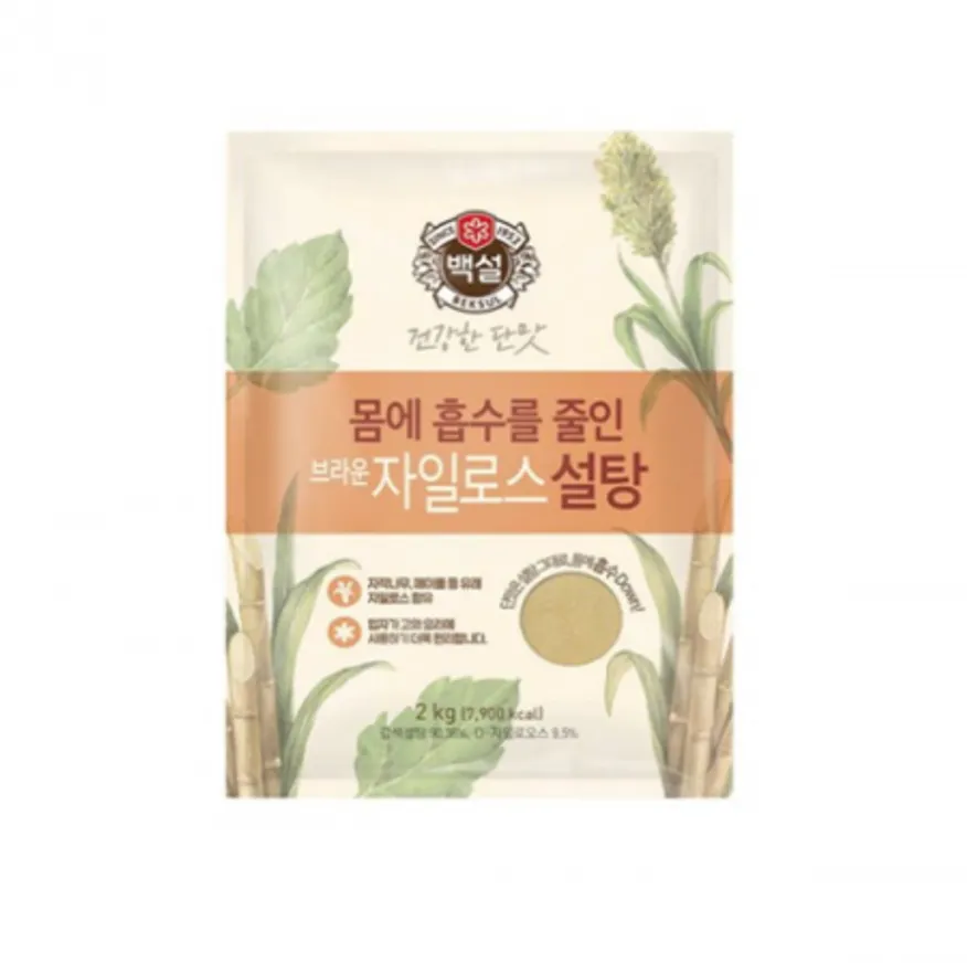 백설 브라운 자일로스 설탕2kg 이미지