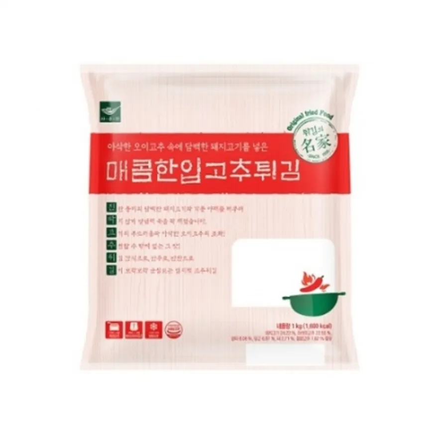 매콤한입고추튀김(사옹원/냉동/저장/1KG)PAK 이미지