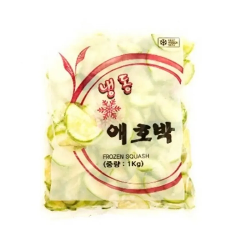 냉동애호박(글로벌/반달/슬라이스/IQF/중국산)1kg 이미지